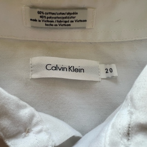 Kids Calvin Klein Button Up Shirt - Picture 3 of 3